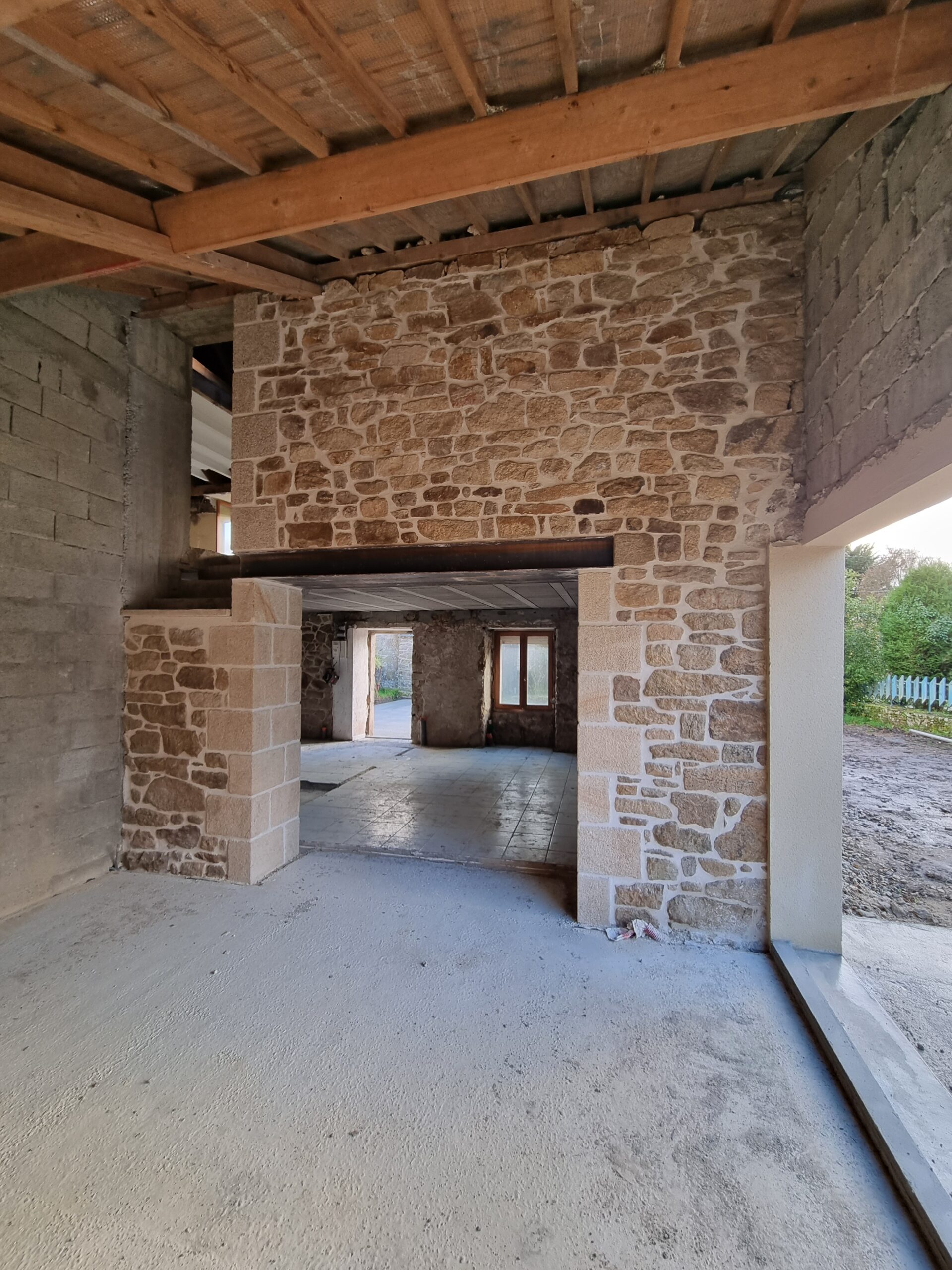 Double percement et joints