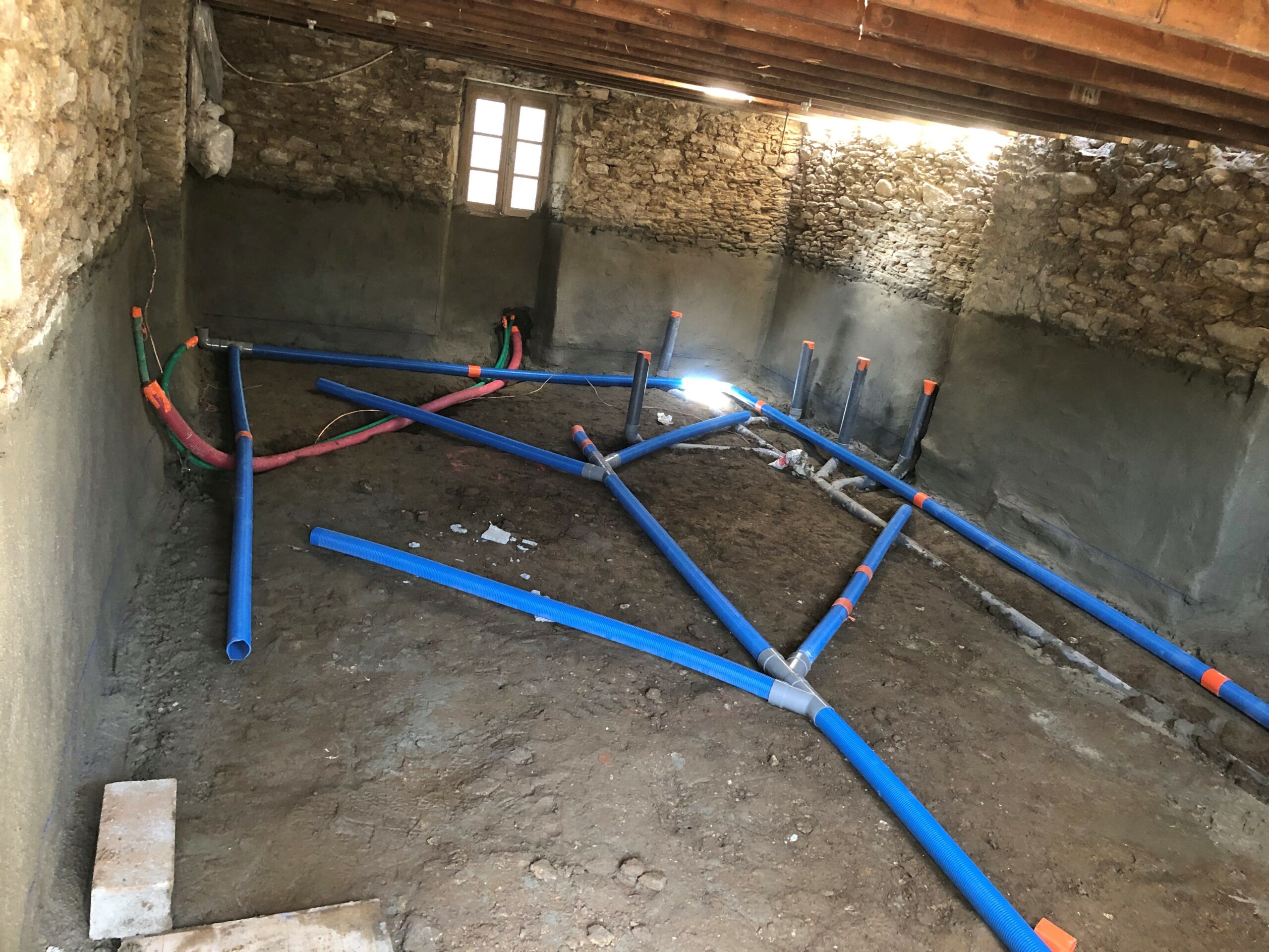 Terrassement avec évacuation au tapis