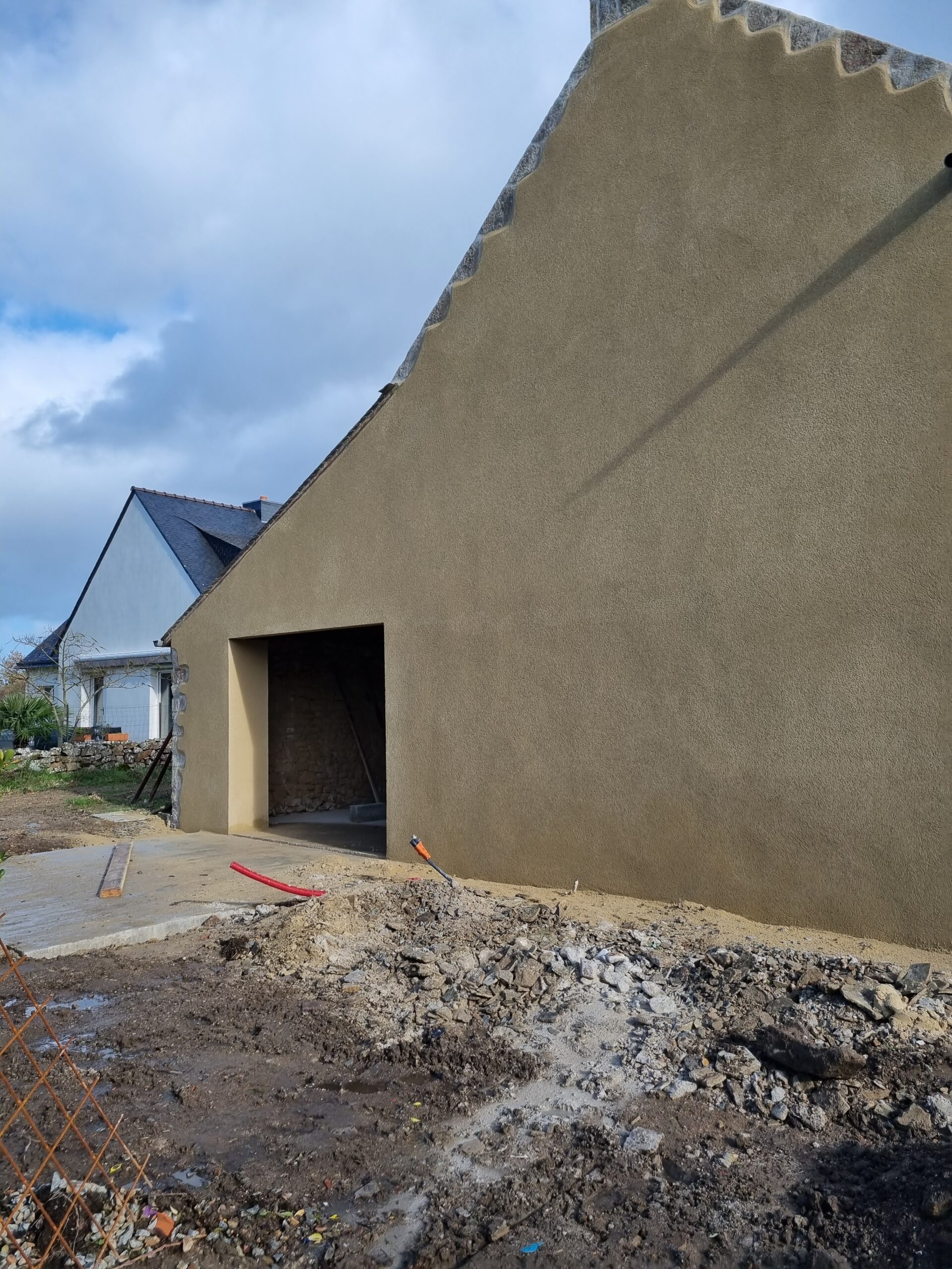 enduit pignon extérieur