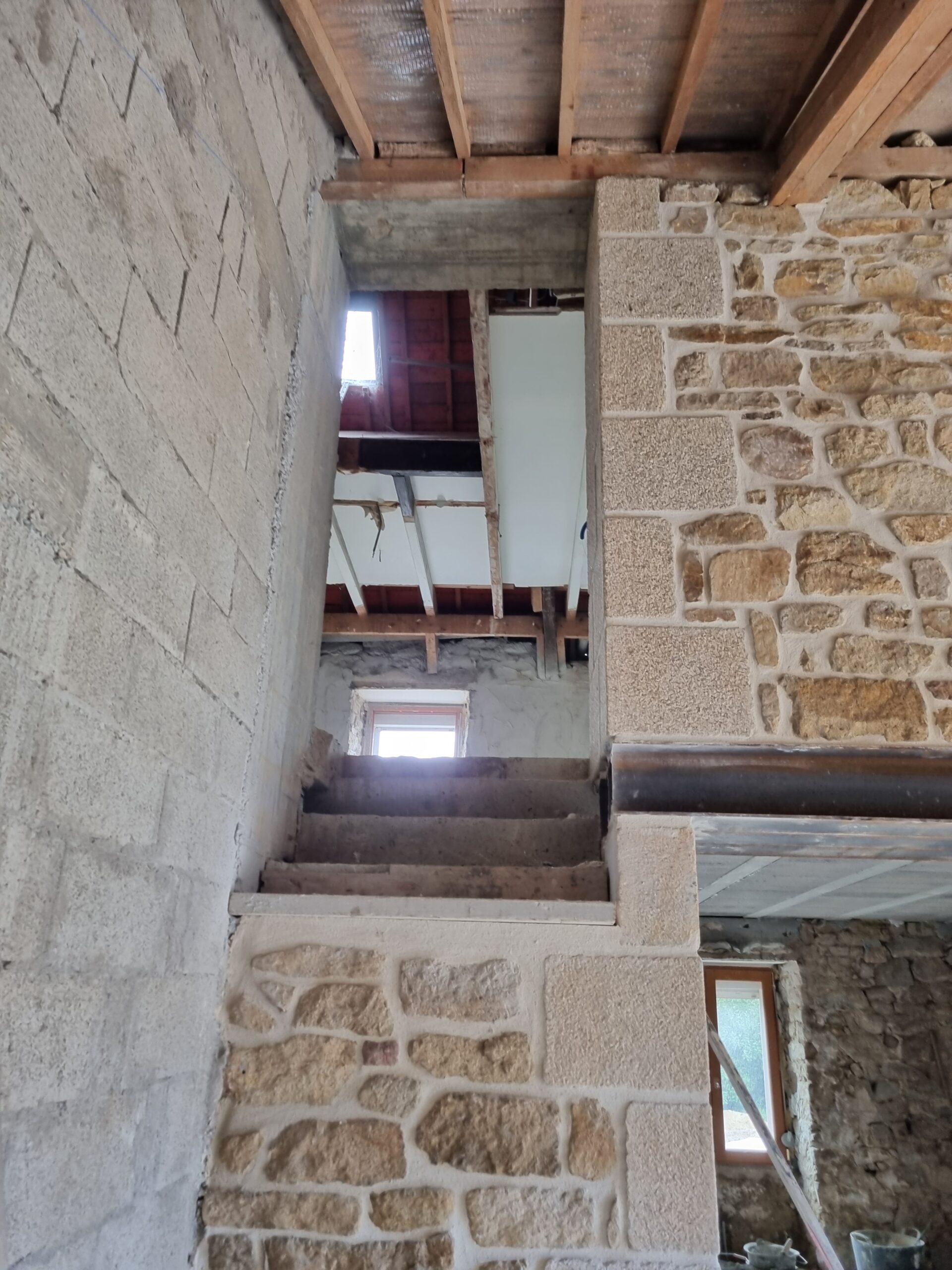 Percement pour escalier