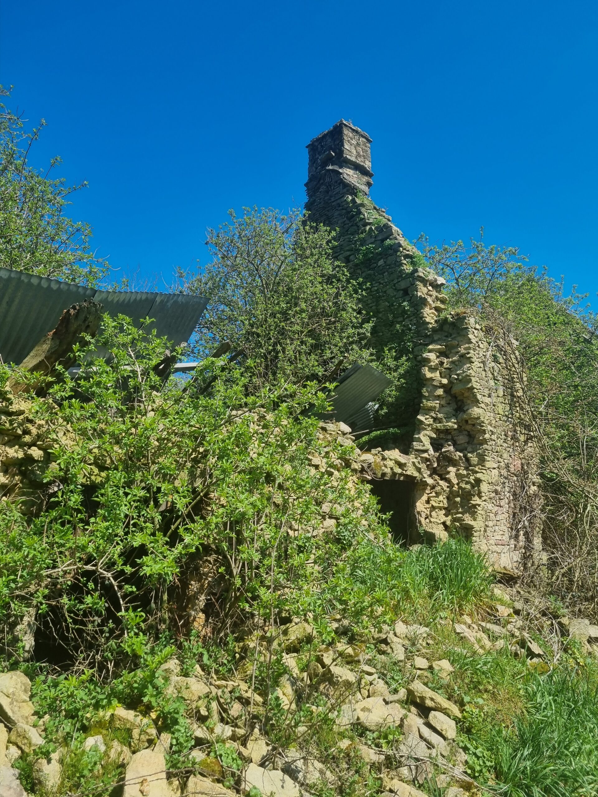 Pignon avant démolition