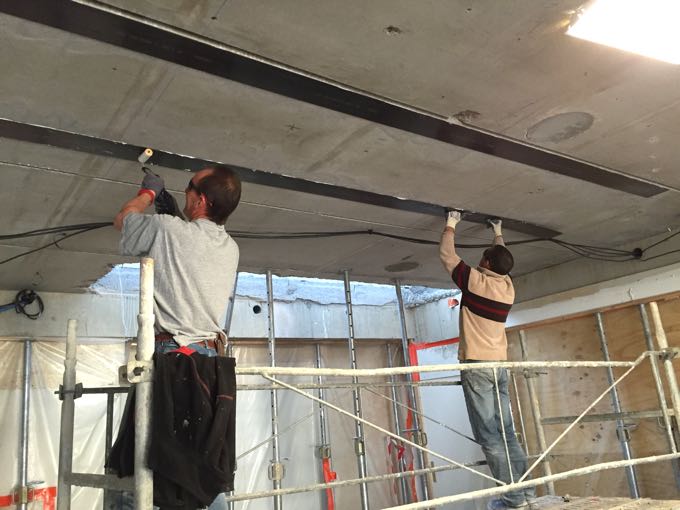 Renfort plat carbone