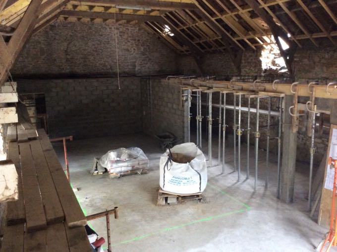 Transformation étable en habitation Pendant