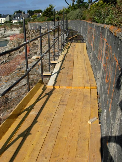 Rénovation mur Avant