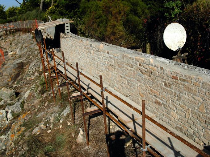 Rénovation mur Pendant