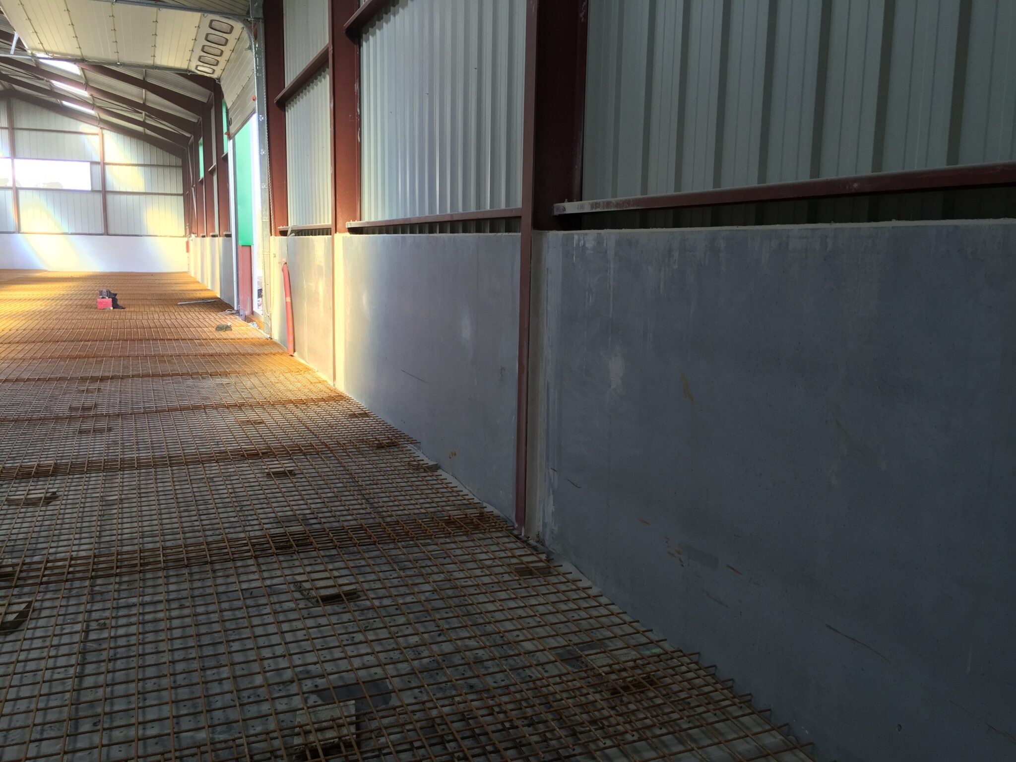 Prémur et ferraillage dalle portée