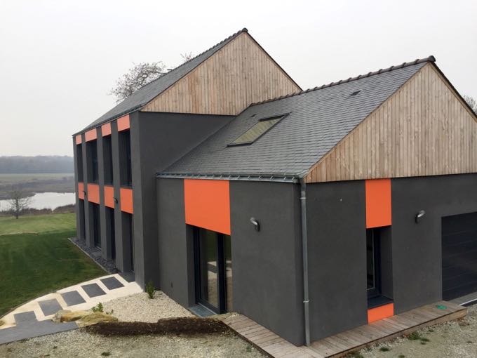 Maison neuve brique Après