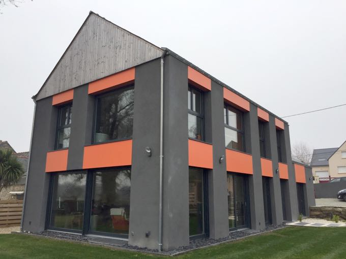 Maison neuve brique Après